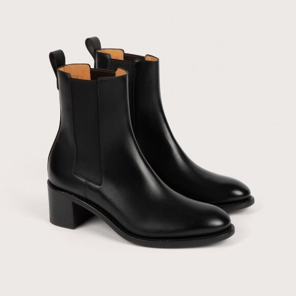 Heschung Maud Leather Chelsea Boots - Black Box Leather - UK 4.5 / EU 37.5 - Picture 17 of 17